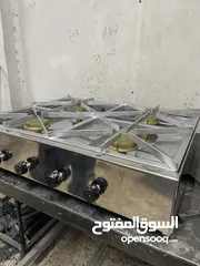  11 غاز ستانليس اربع عيون واربع مفاتيح متين جداً مصنوع بأتقان وحرفية عالية مخصص للمنازل والمطاعم.
