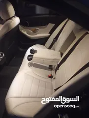  15 مرسيدس C300 باللون الاسود الملوكي فل اضاافات مع بانوراما ايرباجات الوكالة وشصيات الوكالة