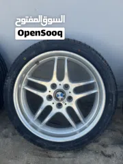  3 رنقات bmw هايلاين مع اطارات جديده