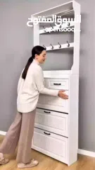  7 الخزانة العملاقة متعددة الاستخدام – ارتفاع 220 سم  إذا بدك ترتّب بيتك بأسلوب راقي وذكي... هاي الخ