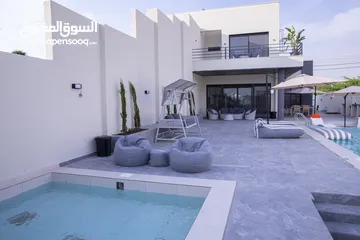  9 تجربة الفخامة والراحة : احجز شاليهك الآن واقضي اجازتك بكامل الخصوصية والرقي The gray villas
