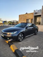  13 كيا اوبتما 2018 هايبرد اعلى اضافات جميع الضافات بلوراما جلد بحالة الشركة