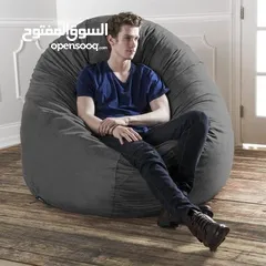  8 أثاث حدائق وكافيه مقاعد جلوس جديدة للبيع  كنب Bean bag & footrest  جودة ممتازة تصميم عصري