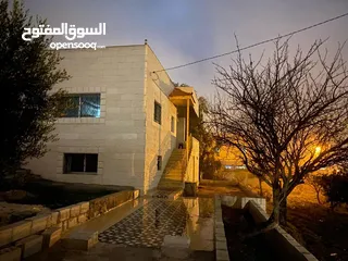  1 بيت مستقل ريفي في عجلون عبين من المالك