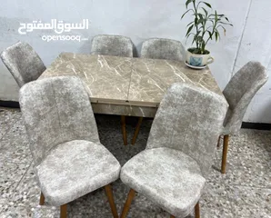  1 ميز طعام سلايت خشب تركي 6كراسي بسعر 230الف