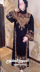  3 ثوب فلاحي تطريز يدوي