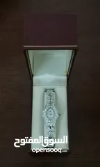  3 ساعه نسائية Louis Cardin فضة اصليه جديده للبيع