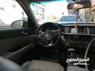  4 كيا اوبتيما KIA Optima 2017 لون اسود بحالة الوكاله استخدام شخصي البيع كاش