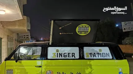  5 باص رخصه (مطعم متنقل )