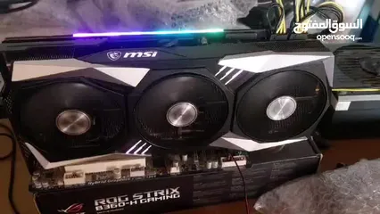  5 كرت شاشه الوحش المميز MSI RX 6800XT 16GB مستخدم نظيف مش مصلح ولا مفتوح ب 330 دينار، اقوى من RTX 3080