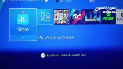  3 بلاي ستيشن 4 سليم مستعمل بحاله ممتازه 500 جيجابايت يدين اصليات خمس العاب مميزه  للاستفسار تواصل على
