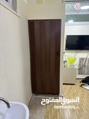  6 ابواب أكورديون إيطالي نخب اول الوح جبسوم بورد  بديل الخشب حديد جبسوم بورد شرحات PVC