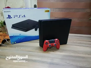  8 بلايستيشن فور سلم مع كرتونة للبيع بحالة الوكالة قابل للتفاوض