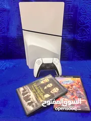  2 بلاستيشن 5 سليم 2024 شبه جديد مع ثلاث أفلام