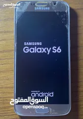  2 Samsung s6 , 64 gega الملحقات الموجوده شاحن