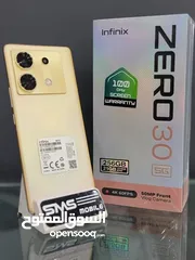  6 مستعمل ايام Zero 30 5G رام 16 جيجا  256 شغال كفالة الشركة السنة 2025 متوفر توصيل