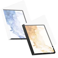  3 Samsung Tab S7 + S8 + S7 Fe Book Note Cover سامسونح تاب اس 7 بلس اس 8 بلس اس 7 اف ي كفر نوت بوك دفتر