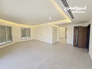  7 عبدون شقة جديدة للإيجار مساحة 180 متر طابق اول