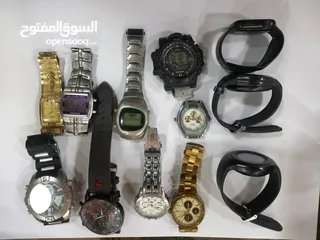  4 شروات ساعات/ كاسيت / الات حاسبة تلفونات شغل قطع / شروات منوعة/ ماكينة حلاقة /فلتر ماء/عرباية اطفال/