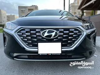  12 Hyundai ionic hybrid 2022 هونداي ايونيك هايبرد 2022 وارد وكفالة شركة فحص كامل ولا ملاحظة شبه زيرو***