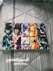  1 لوحها جميلة انمي مستعملة السعر 5 دنانير