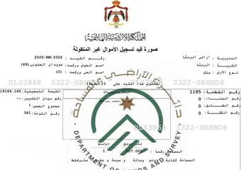  4 للاستثمار : ارض للبيع 1128 متر - جامعة العلوم والتكنولوجيا - مرتفعة مطلة وصخرية بسعر مغري