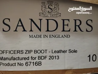  4 Sanders original black leather boot