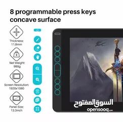  11 HUION KAMVAS 13 Graphics Drawing Tablet Tilt Battery-free Pen Android Support