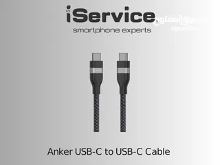  1 Anker USB-C to USB-C Cable  240 W  Upcycled-Braided  6ft