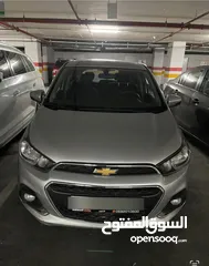 1 شفروليه سبارك 2018 ماتور 1400 اتوماتيك ترخيص وتامين لشهر 6 البيع كاش فقط او بدل