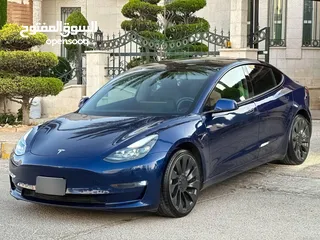  15 Tesla Model 3 Performance 2022  جمرك اليوم ترخيص وتأمين سنه كامله