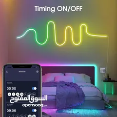  2 شريط إضاءة LED ذكي RGB متحركة 5 متر
