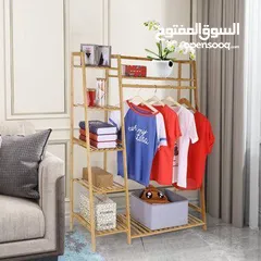  2 الستاند الخشبي الملكي – من خشب البامبو الطبيعي قطعـة واحدة تغيّر شكل البيت... وتنظم كل الفوضى!