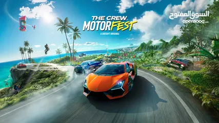  1 لعبه ذا كرو موتر فيست ( the crew  moterfest ) على شكل حساب لعبه جميله متوفر فيها الكثير من السيارات