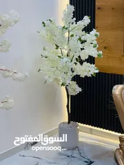  1 شجر اللوز الاصطناعي الفخم  خلي جمال بيتك علينا  لا سقي ولا صيانة ولا وجع راس  الجمال خذيه من عنا