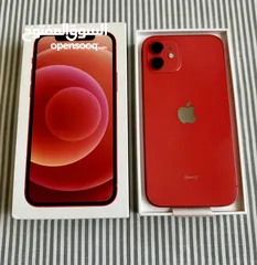  3 Iphone 12 red 256GB used like new