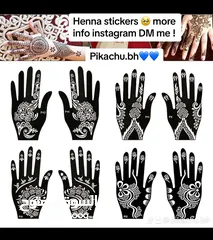  3 Henna stickers for sale