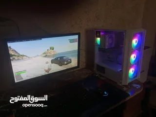  2 PC GAMING  جديد بورقو استعمال يوم ونصف فقط نضيف جدا  المعالج i7 12700f جيل 12 الكرت RTX 3050 مروحتين