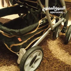  11 عرباية اطفال فاخرة 6 عجلات كبيرة مع كوت  .  baby stroller with coat