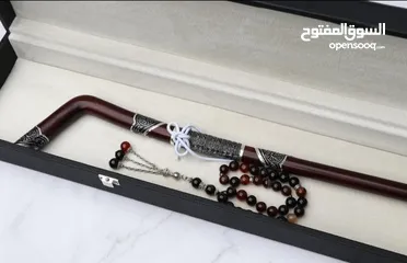  24 عصى عتم عماني مع فضة