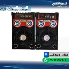  2 سماعة شحن تدعم نظام BT /USB/RADIO