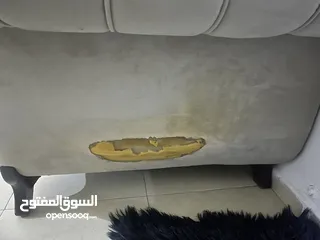  4 صالون 7 مقاعد خشب ممتاز جدا تفصيل
