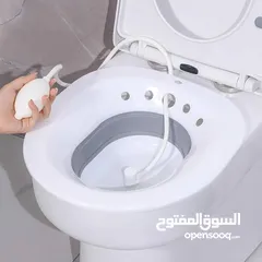  2 مغطس مائي للنفاس أو البواسير حمام مائي علاج البواسير ومشاكل صحية متعددة ومقعد حمام للعناية ما بعد ال