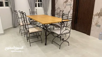  6 Dining table for 8 people