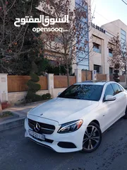  3 مرسيدس c350e بلج ان هايبرد 2018 محرك 2.0  فحص كامل مرفق بالصور ابيض لؤلؤي صنف عالي وارد امريكي