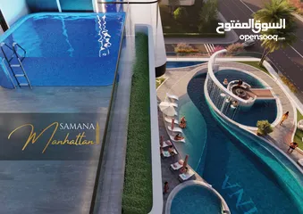  23 شقة بالقرب من  اهم معالم دبي السياحية بمسبح خاص ومساحة واسعة 1244 قدم