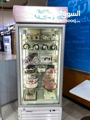  2 ice cream cake refrigerator