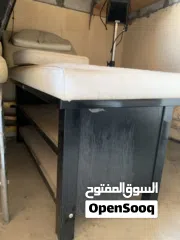  2 اثاث صالون او حلاق او مساج مستعمل للبيع