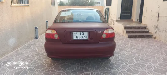  7 كيا سيفيا تو جير عادي موديل 1997 فحص كامل ترخيص جديد مالك اول من الحره