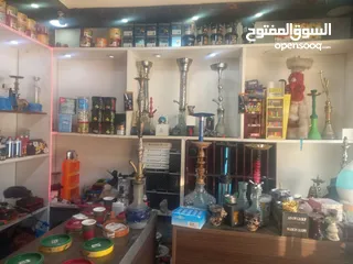 3 محل لوازم ارجيل وتدخين على خط سرفيس العبداللات كامل مع ديكور وكاميرات مراقبه واجار مقبول جدا